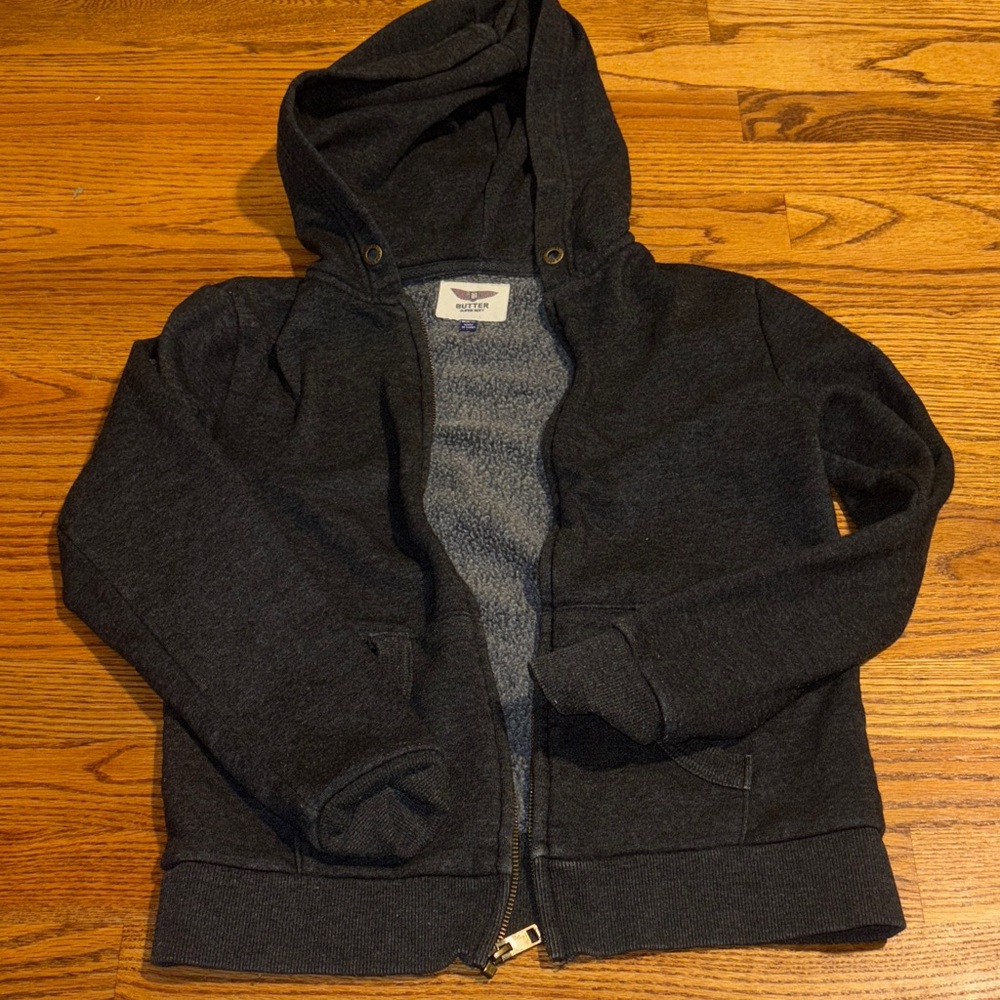 Butter Charcoal Hoodie for Kids